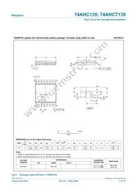 74AHCT139D Datasheet Page 11