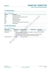 74AHCT139D Datasheet Page 12