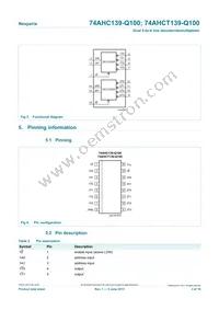 74AHCT139D-Q100J Datasheet Page 3