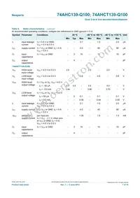 74AHCT139D-Q100J Datasheet Page 7
