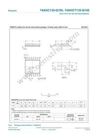 74AHCT139D-Q100J Datasheet Page 12