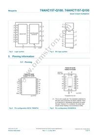 74AHCT157BQ-Q100X Datasheet Page 3