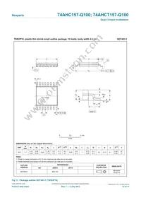 74AHCT157BQ-Q100X Datasheet Page 12