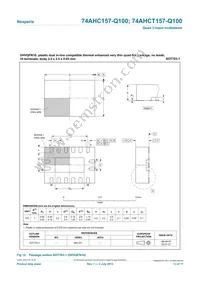 74AHCT157BQ-Q100X Datasheet Page 13