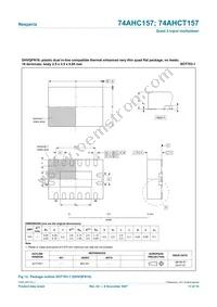 74AHCT157D Datasheet Page 13