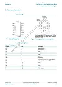 74AHCT164BQ-Q100X Datasheet Page 3