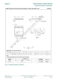 74AHCT164BQ-Q100X Datasheet Page 12