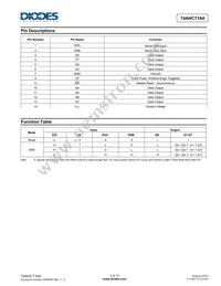 74AHCT164T14-13 Datasheet Page 2