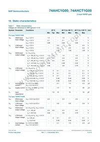 74AHCT1G00GW Datasheet Page 5