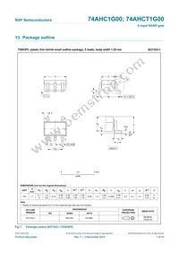 74AHCT1G00GW Datasheet Page 8