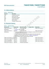 74AHCT1G00GW Datasheet Page 10