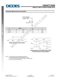 74AHCT1G00W5-7 Datasheet Page 5