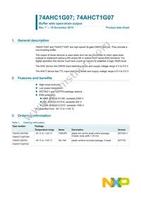74AHCT1G07GV Datasheet Page 2