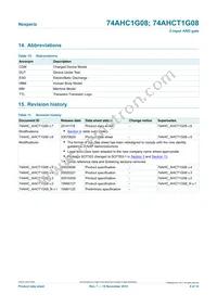 74AHCT1G08GV Datasheet Page 9