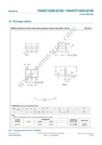 74AHCT1G08GV-Q100 Datasheet Page 7