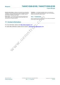 74AHCT1G08GV-Q100 Datasheet Page 11