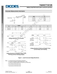 74AHCT1G126W5-7 Datasheet Page 6