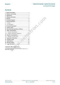 74AHCT1G14GV-Q100 Datasheet Page 14