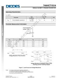 74AHCT1G14W5-7 Datasheet Page 5