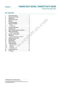 74AHCT1G17GW-Q100H Datasheet Page 16