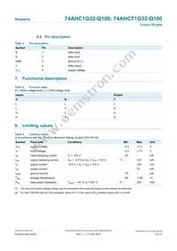 74AHCT1G32GV-Q100 Datasheet Page 3