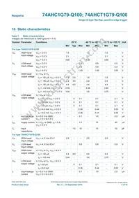 74AHCT1G79GV-Q100H Datasheet Page 5