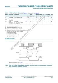 74AHCT1G79GV-Q100H Datasheet Page 7