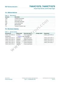 74AHCT1G79GW Datasheet Page 11