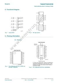 74AHCT240BQ-Q100X Datasheet Page 2
