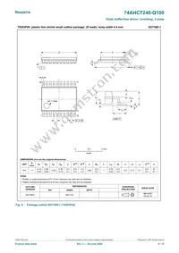 74AHCT240BQ-Q100X Datasheet Page 9