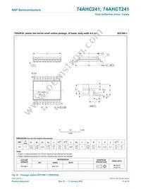 74AHCT241BQ Datasheet Page 12