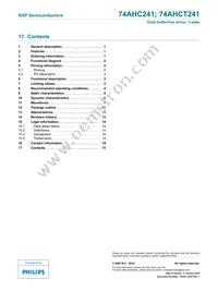 74AHCT241BQ Datasheet Page 16