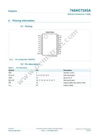 74AHCT245APWJ Datasheet Page 3