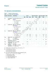 74AHCT245APWJ Datasheet Page 6