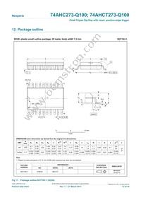 74AHCT273D-Q100J Datasheet Page 13