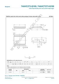 74AHCT273D-Q100J Datasheet Page 14
