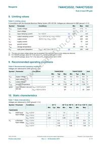 74AHCT2G32GD Datasheet Page 3