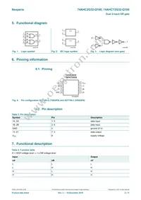 74AHCT2G32GD-Q100H Datasheet Page 2