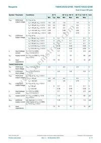 74AHCT2G32GD-Q100H Datasheet Page 4