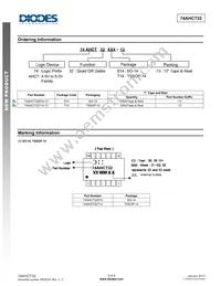 74AHCT32S14-13 Datasheet Page 5