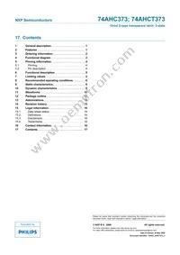 74AHCT373PW Datasheet Page 18