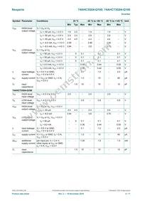 74AHCT3G04DP-Q100H Datasheet Page 4