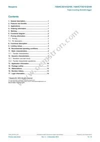 74AHCT3G14DP-Q100H Datasheet Page 15