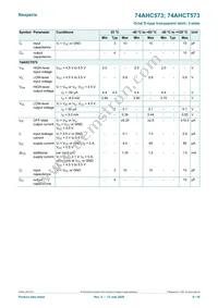 74AHCT573D Datasheet Page 6