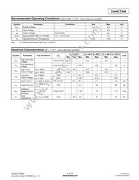 74AHCT594S16-13 Datasheet Page 4