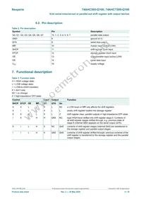 74AHCT595D-Q100 Datasheet Page 4