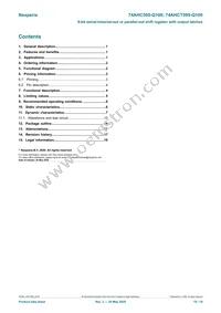 74AHCT595D-Q100 Datasheet Page 19