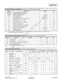 74AHCT595S16-13 Datasheet Page 4