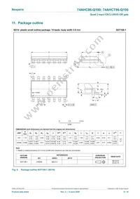 74AHCT86BQ-Q100X Datasheet Page 9