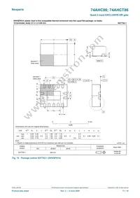 74AHCT86PW Datasheet Page 11